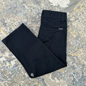 Volcom Frickin Modern Stretch black toddler pants 4T